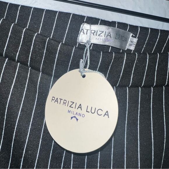 Patrizia Luca Flare Leg Pinstripe Pants - Picture 5 of 6